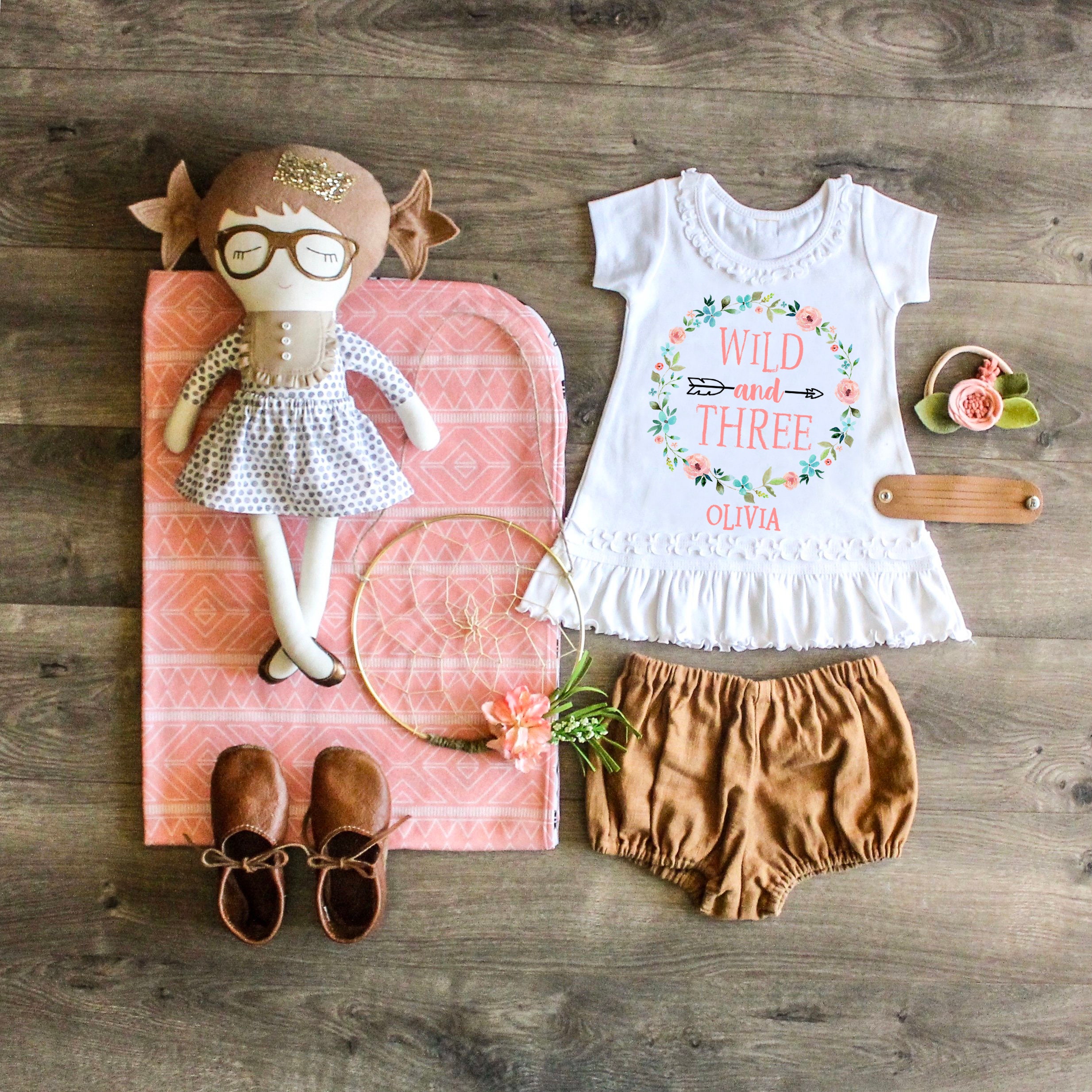 three birthday dress