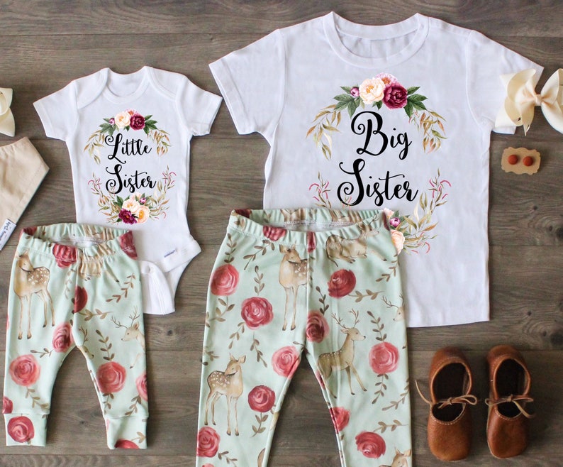 Big sister little sister shirts set 