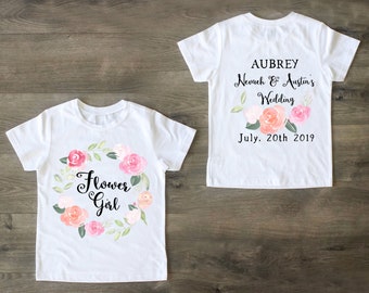 Flower Girl Custom Shirt