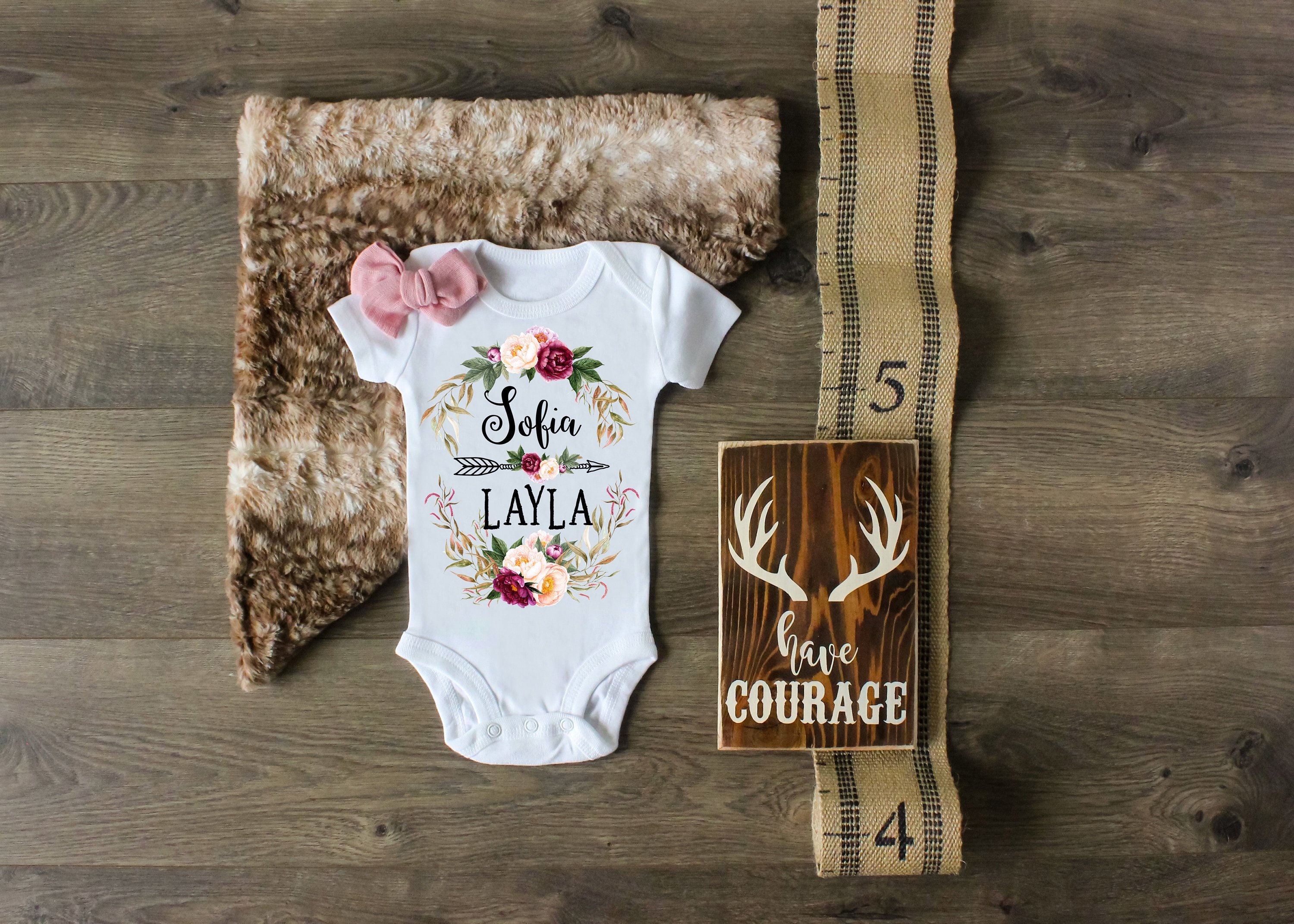 burgundy baby outfit