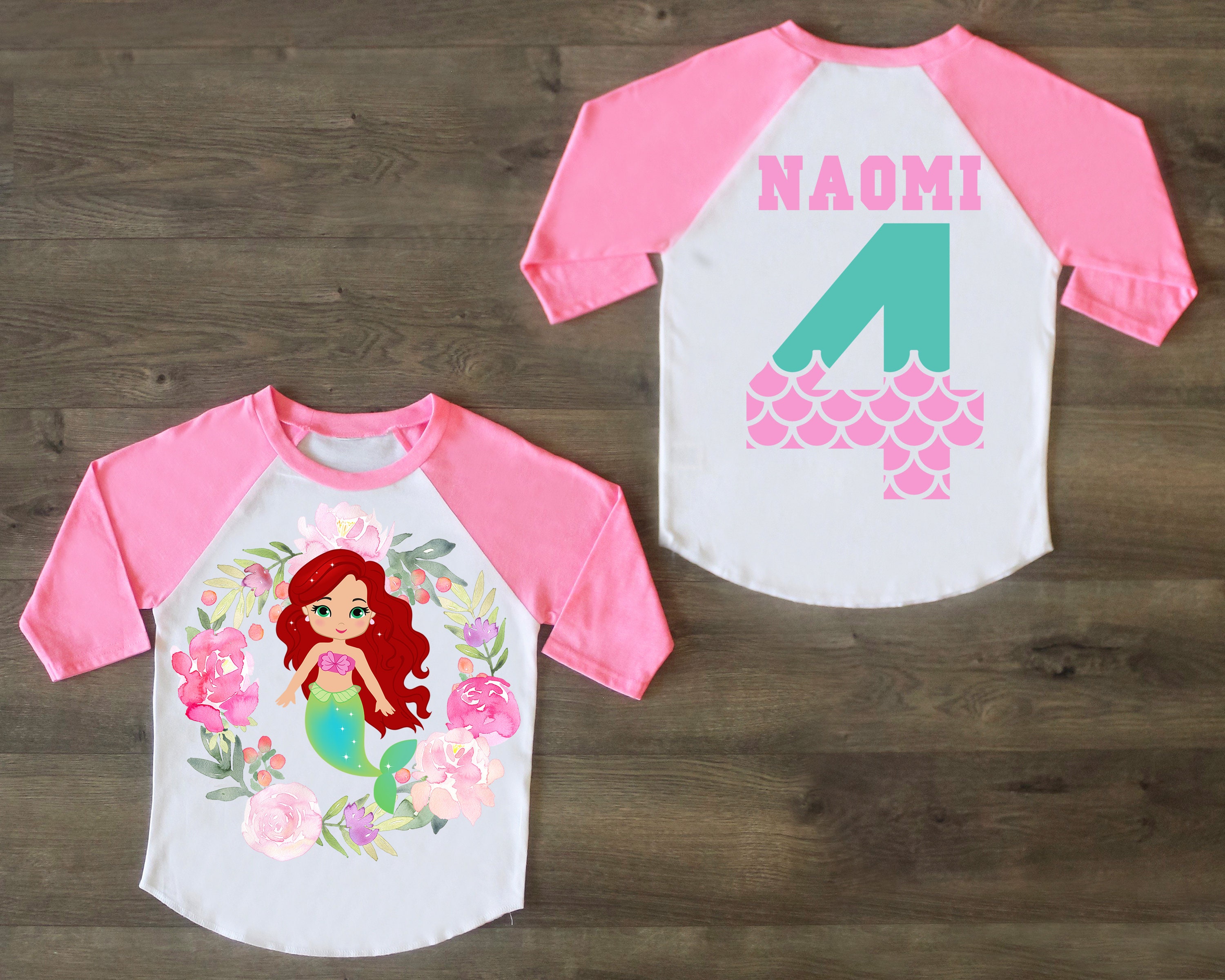 mermaid 4th birthday outfit