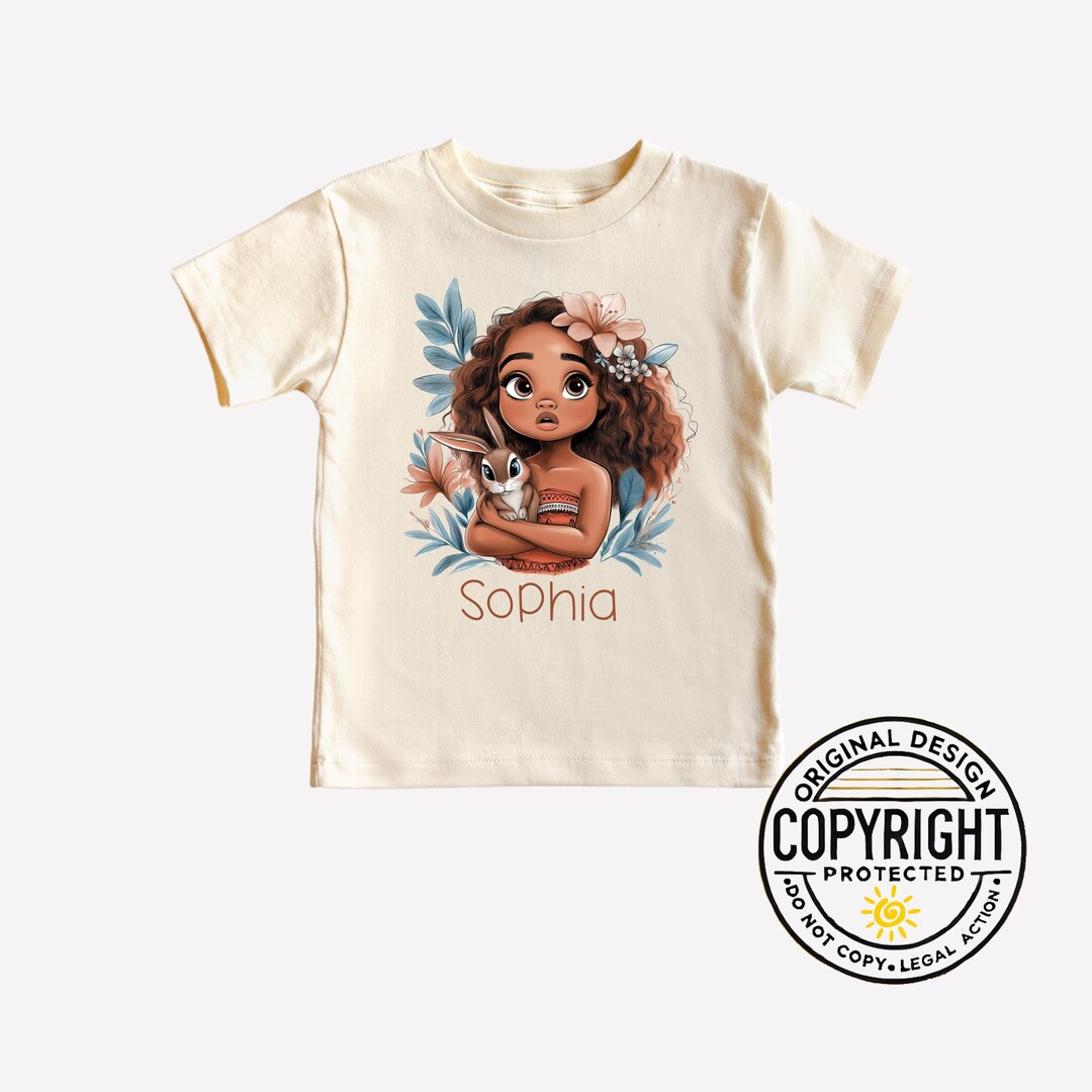 Personalized Easter T-shirt for Kids – Custom Name Bunny Girl Easter ...