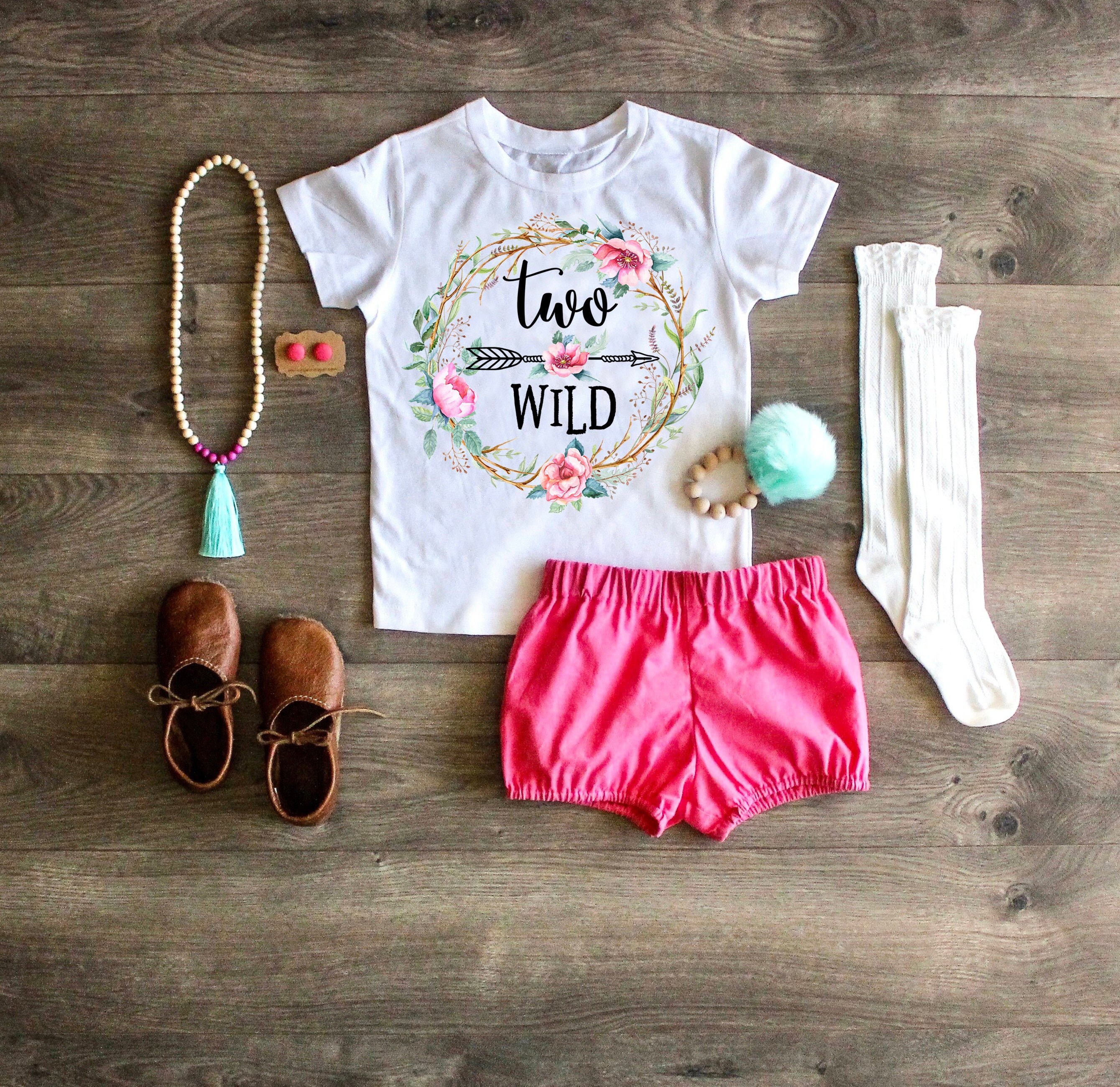 two wild birthday girl outfit