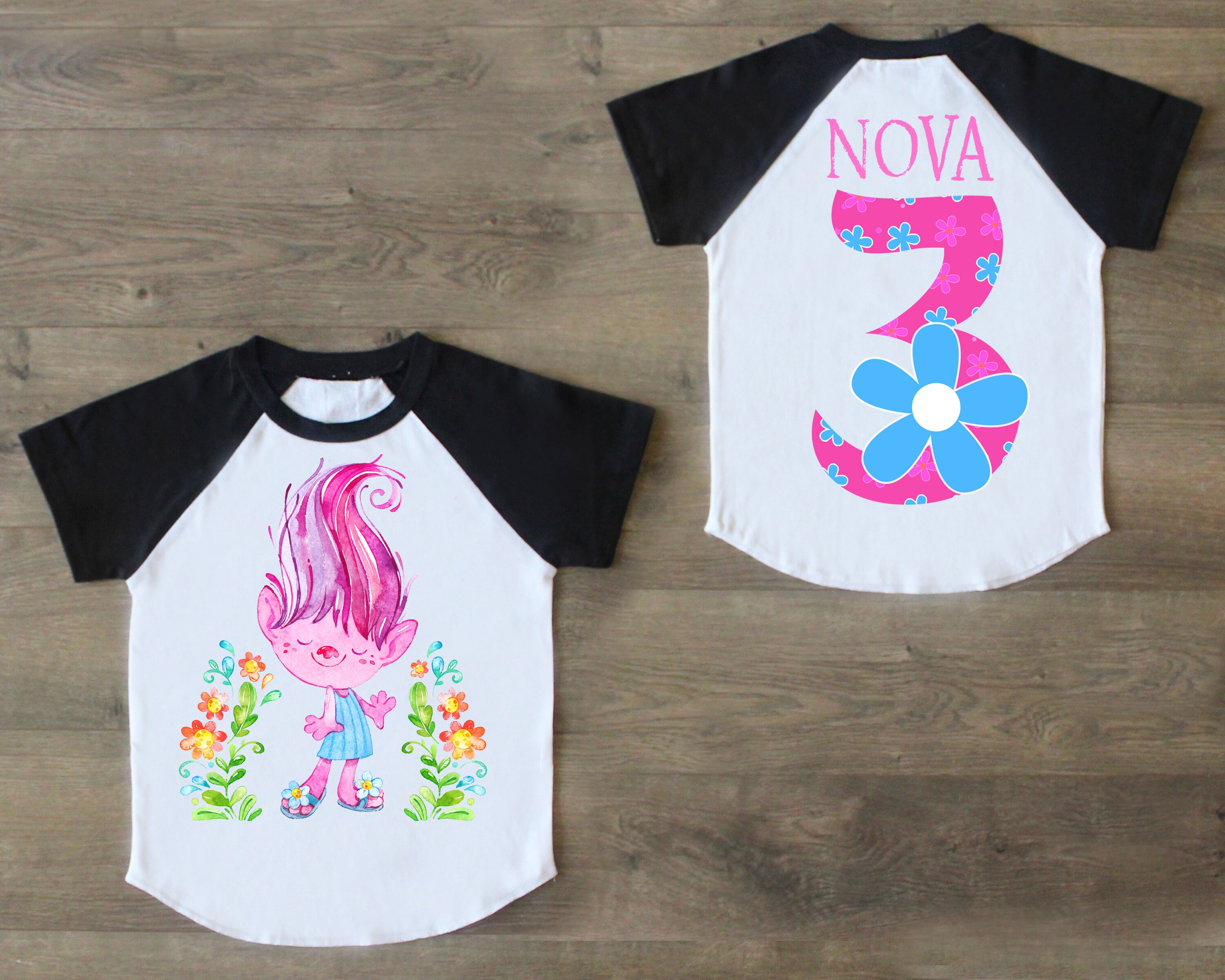 trolls 3rd birthday outfit