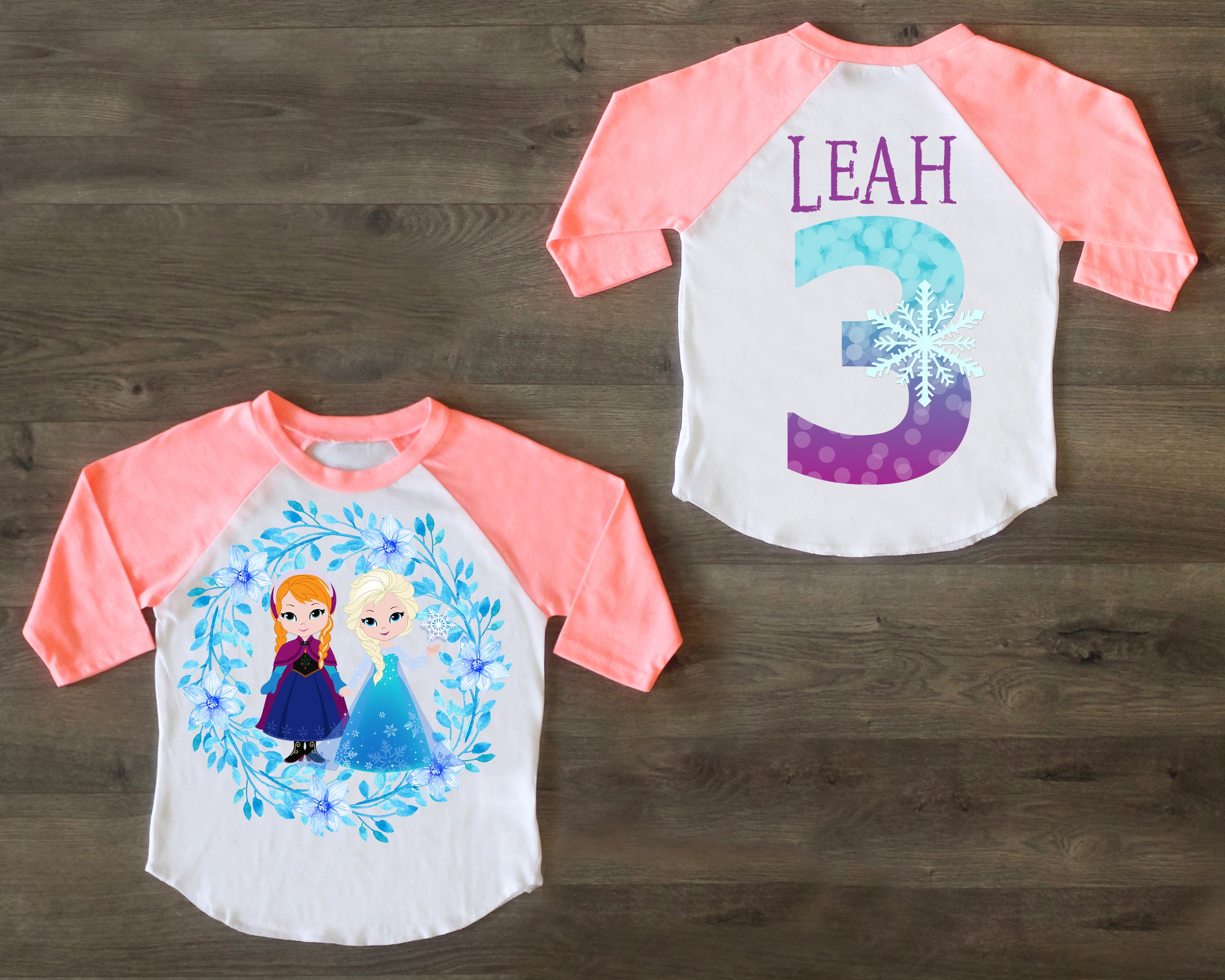 3rd birthday frozen shirt