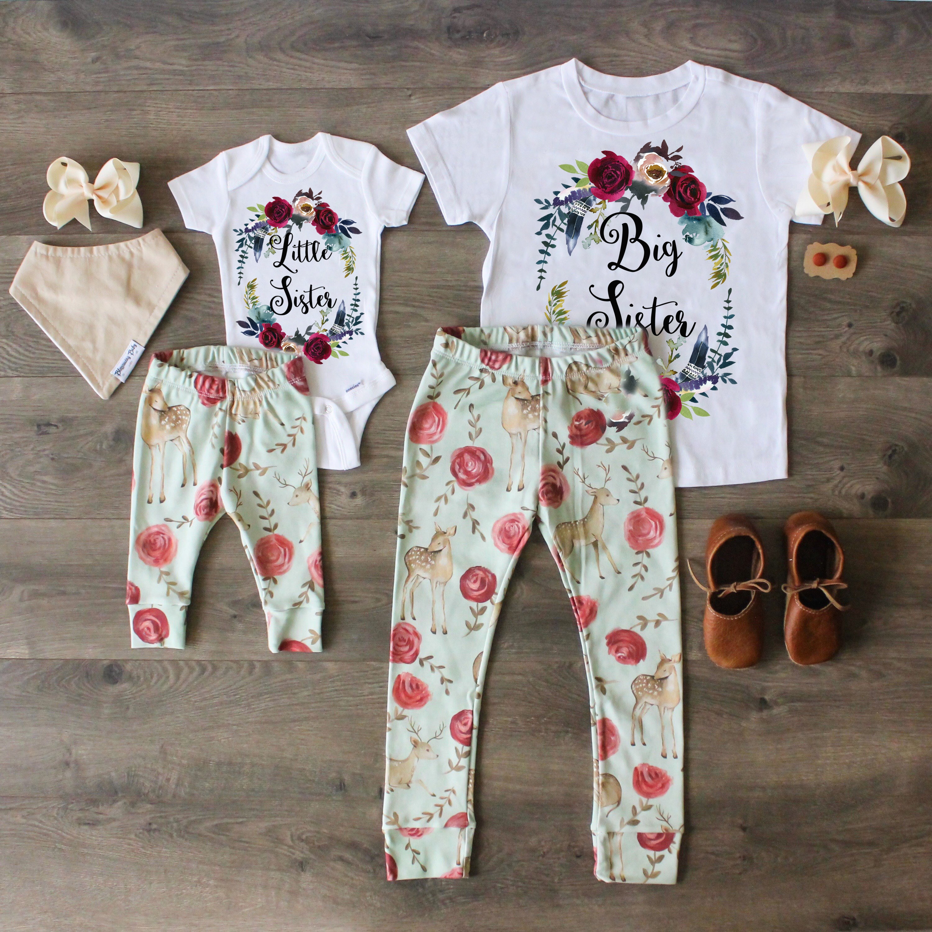 big sister little sister matching pajamas