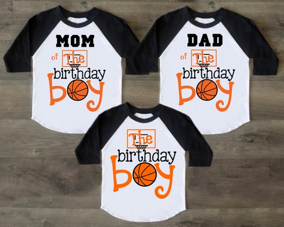 Basketball Family Birthday Outfit Family Shirt Birthday Boy | Etsy