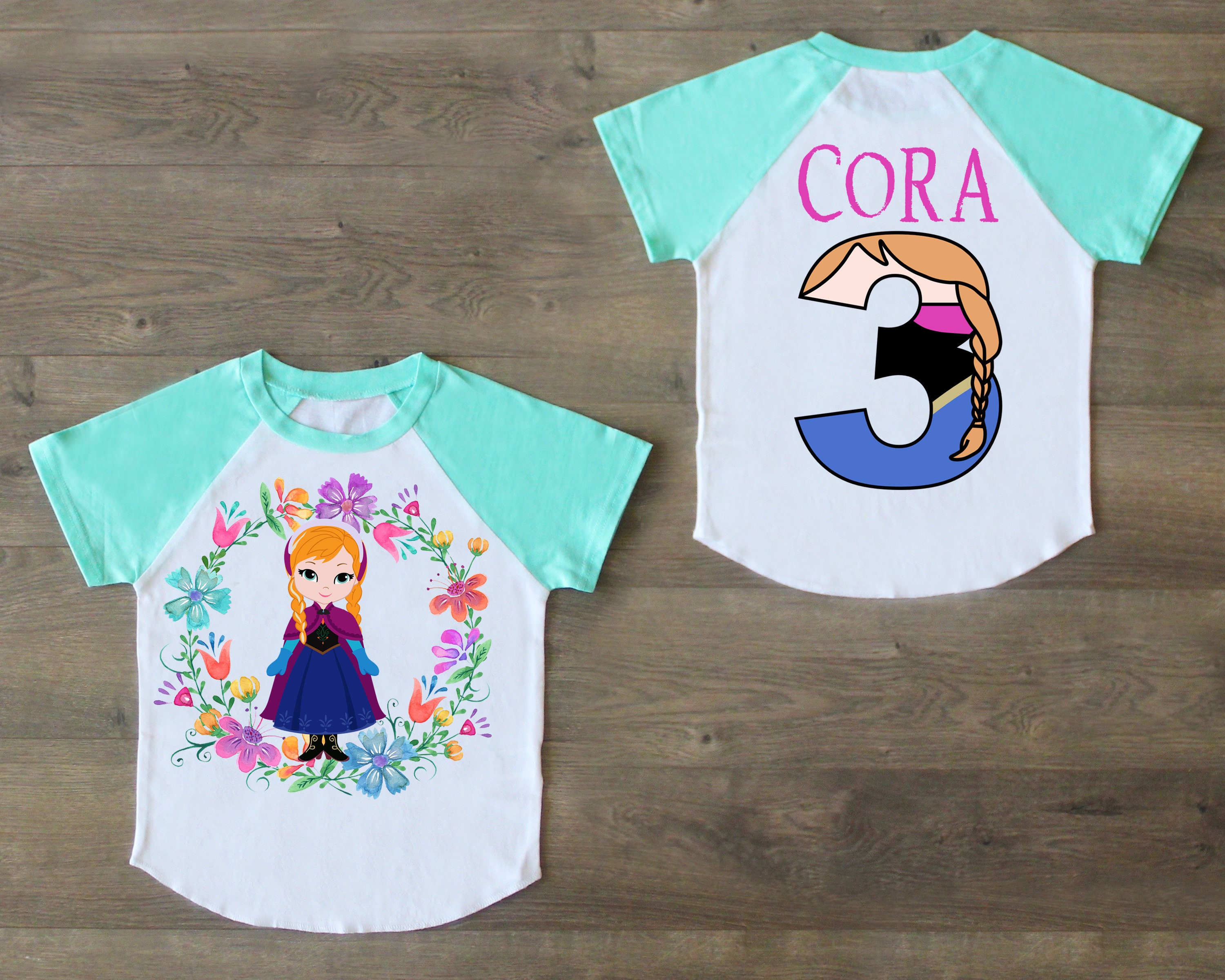 frozen 3rd birthday shirt