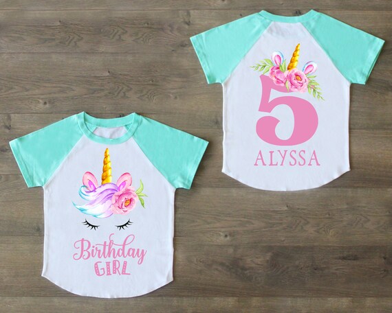 unicorn 5th birthday outfit