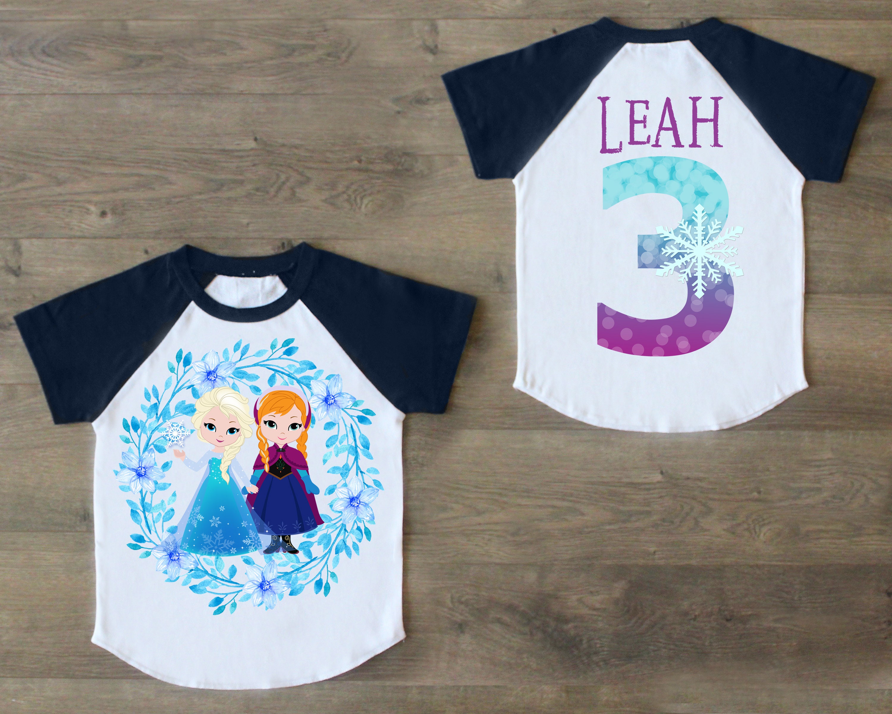 frozen 3rd birthday shirt
