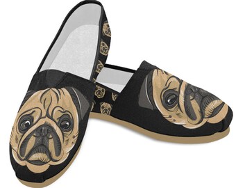 black pug shoes