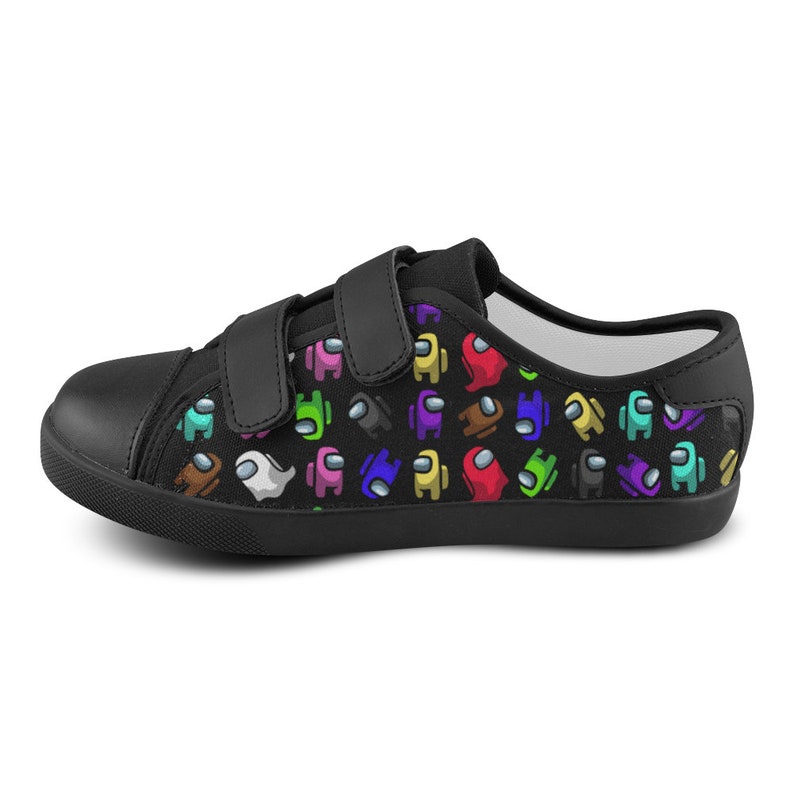 AMONG US Canvas Kids Shoes Black or White. Among Us Shoes