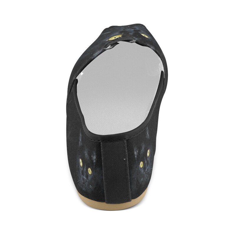 Women's Casual Shoes black Cat Design Black Cat Gifts. Etsy