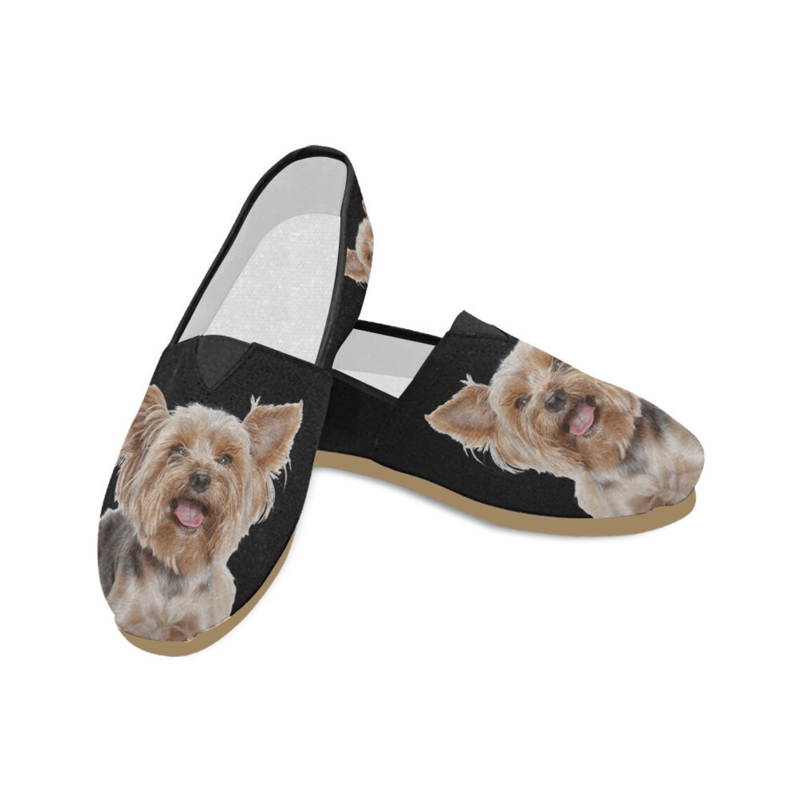 Women's Casual Shoes Yorkie Design. Yorkie gifts. Etsy