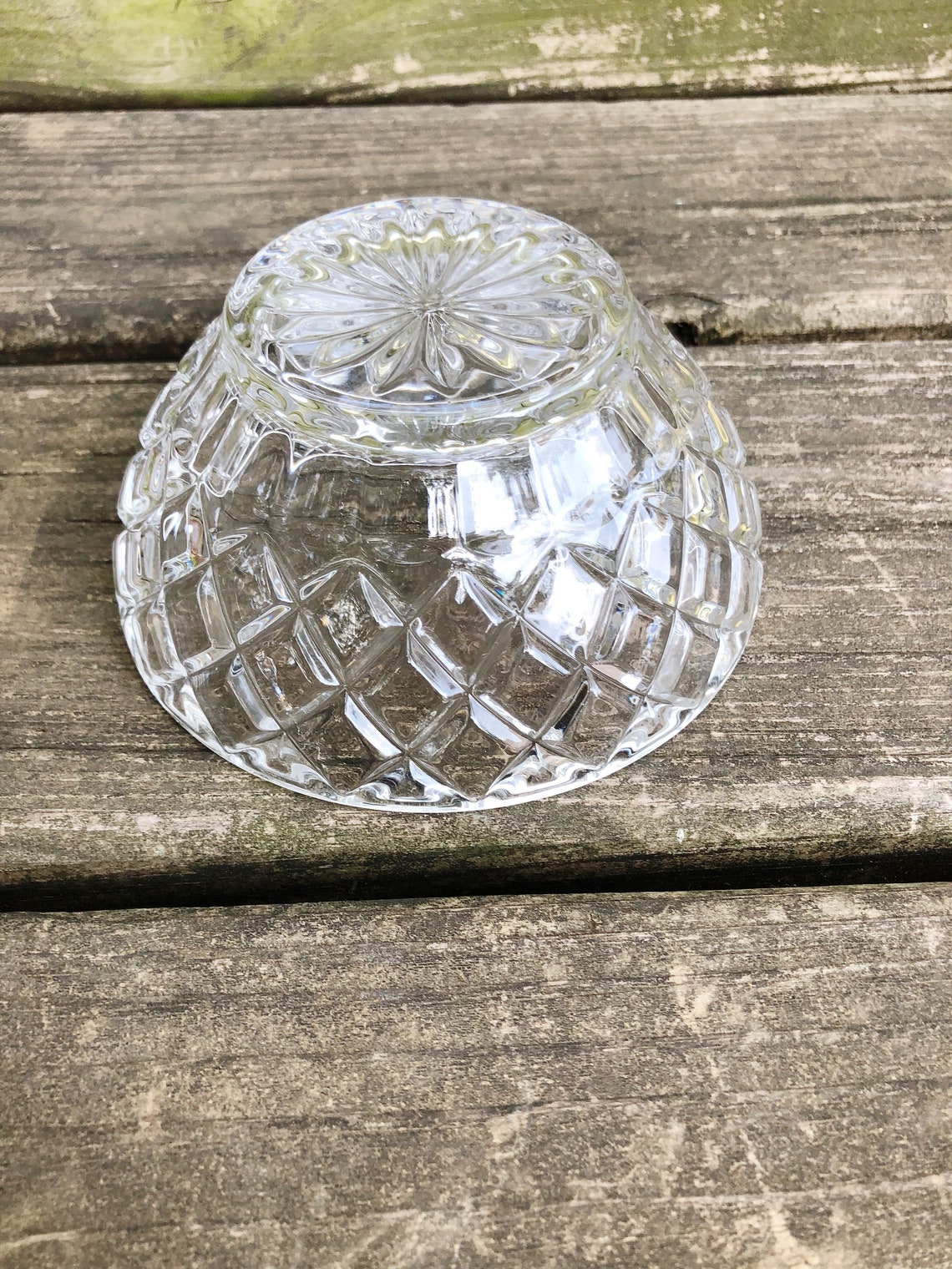LENOX Lead Crystal Diamond Lattice BOWL Dish Decorative Etsy UK