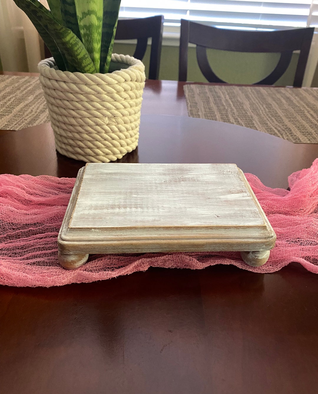 Wooden Riser Stand | Rectangular Riser | Wood Dish Soap Stand | Wood ...