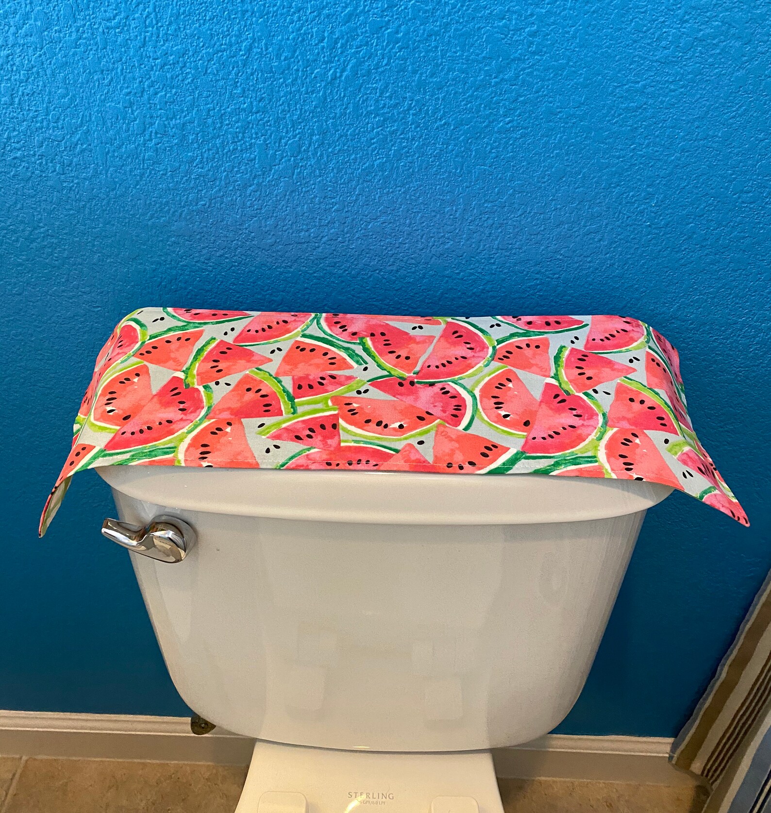Toilet Tank Runner Small Table Runner Watermelon Mini Etsy