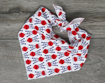 4 de julio Bandana - Perro Bandana - Grills Cookout Dog Tie On Bandana - "BBQ"