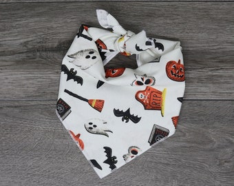 Halloween Bandana - Bandana zum Binden - Halloween Hundehalstuch