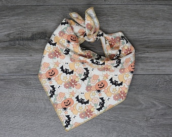 Halloween Bandana - Square Tie On - Spooky Cute