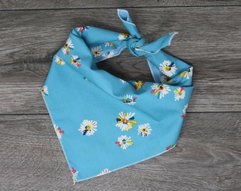 Dog Bandana - Flower Summer Bandana - Spring Dog Bandana - Tie On - "Bluebell"