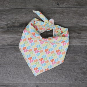 Dog Bandana - Summer Popsicle Dog Bandana - Tie On Bandana - &quot;Summer Pop&quot;