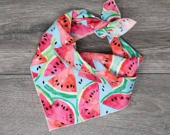 Dog Bandana - Summer Spring Dog Bandana - &quot;Watermelon&quot;