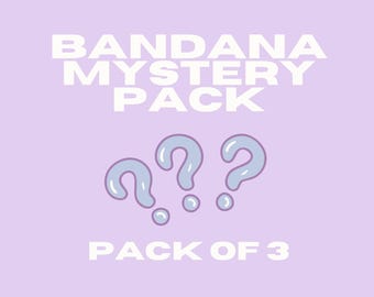 Dog Bandana Mystery Pack - 3 Pack