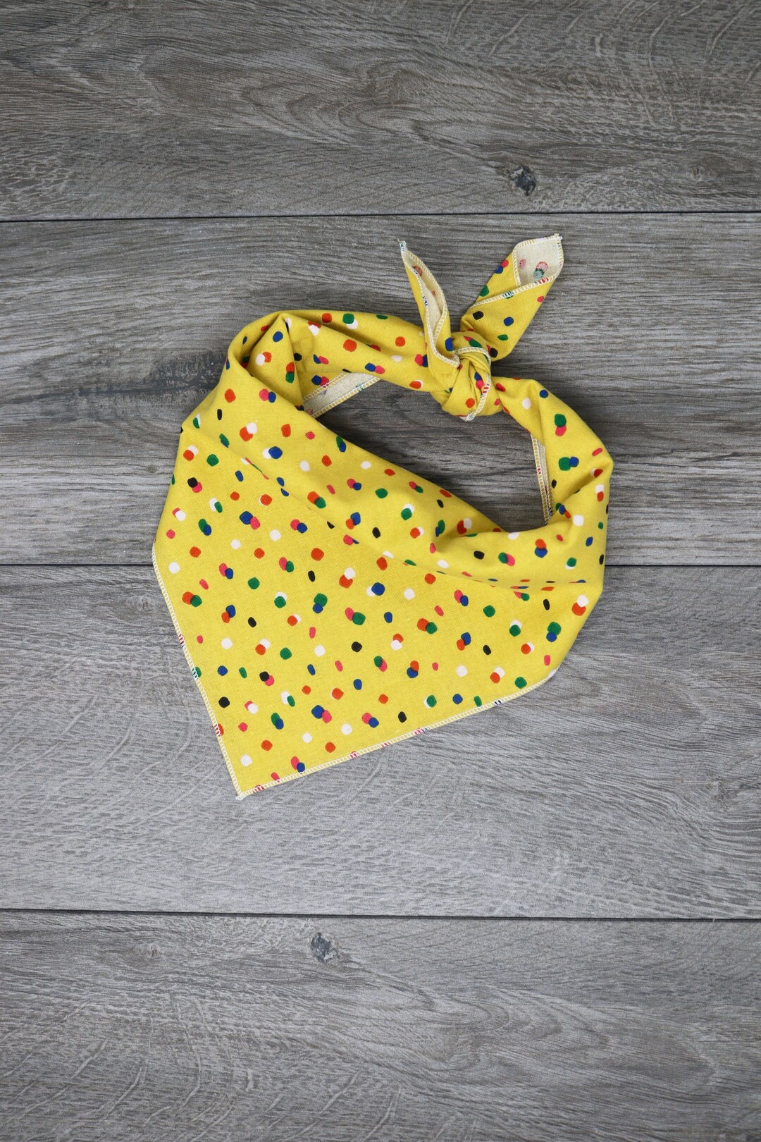 CLOSEOUT Confetti Dog Bandana Summer Dog Bandana Spring Dog Bandana Tie