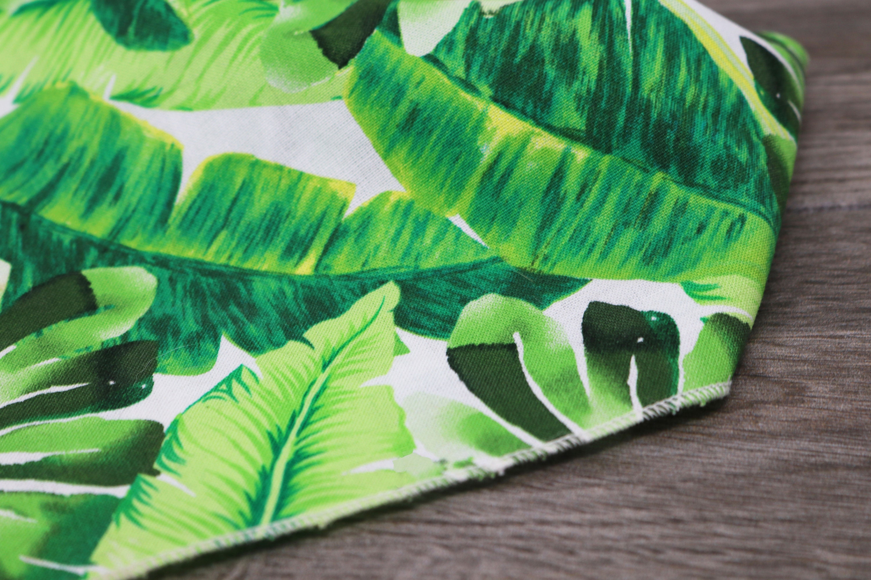 Summer Dog Bandana Tropical Leaf Dog Bandana Tie on Etsy