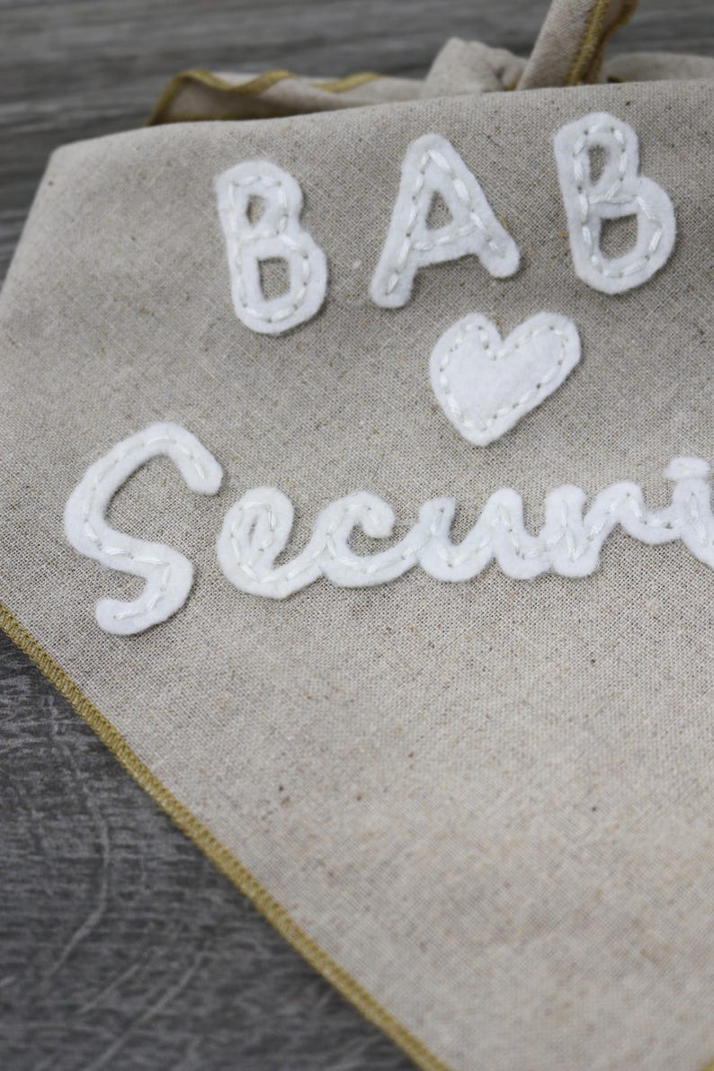 Custom Dog Bandana - Embroidered by Hand - Big Brother Big Sister Announcement - Baby Security image 6