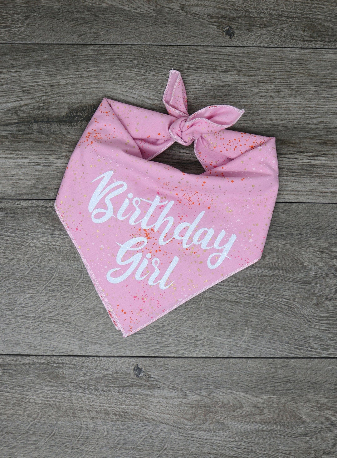 NEW Happy Birthday Dog Bandana Birthday Girl Boy Dog Bandana Tie on