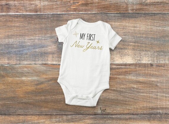 baby's first new years outfit