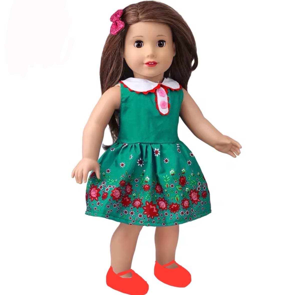 kit kittredge green dress Kensington Doll Dress – Little Lizard King main image 0