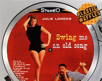 x1 Julie London Swing Me An Old Song #3 12 inch Slipmat Turntable Vinyl Audiophile DJ DJing 16 oz