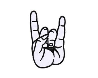 Handzeichen rocker Redbubble logo