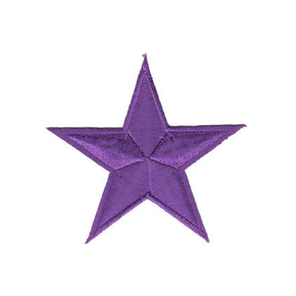 bc97 Patch Thermocollant Étoile Nautique Violet Taille 8,5 x 8,5 cm
