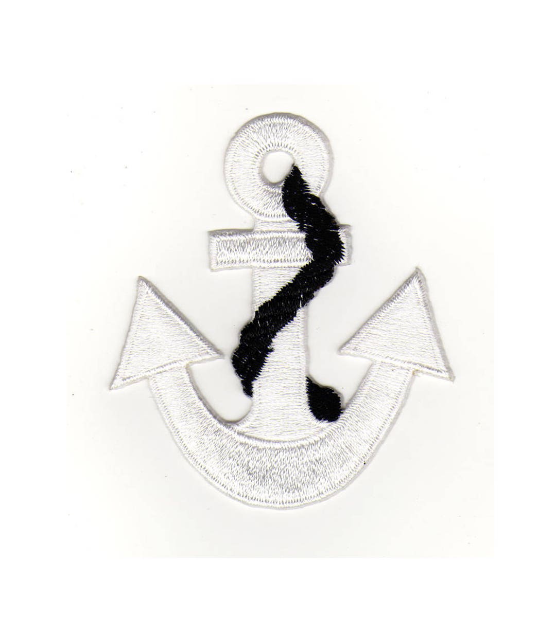Anker Bügelbild – Gestickter Aufnäher 4,5 Cm, Maritim Für Jacken & Taschen