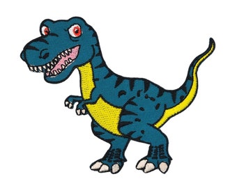 am39 - Patch thermocollant Dino Dinosaure T-Rex, patch thermocollant, patch thermocollant, patch thermocollant, patch 9,1 x 7,4 cm