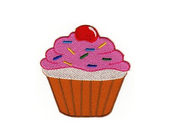 ac91 Cup Cake Muffin Sweet Patch Strijkapplicatie Patch Formaat 8 x 8 cm