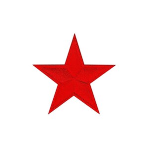 Puede incluir: Un parche de estrella roja bordada.