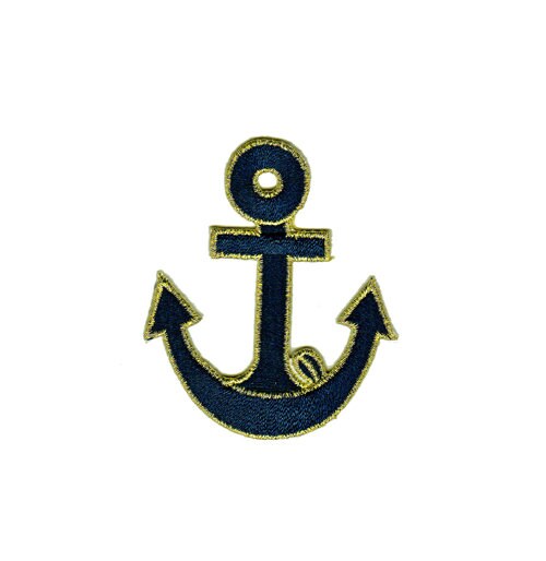 BRAUNERT PATCHES Anker-Aufnäher – Gestickt, 5,8 X 6,6 Cm – Zum Aufbügeln Oder Annähen Auf Kleidung & Accessoires