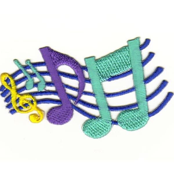 AA11 score key Music Patch patches ironing screen application patches kids size 7.4 cm x 5.0 cm