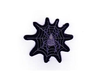 ac39 spider spider web animals insects children tattoo patch iron-on application patch size 7.5 x 7.0 cm