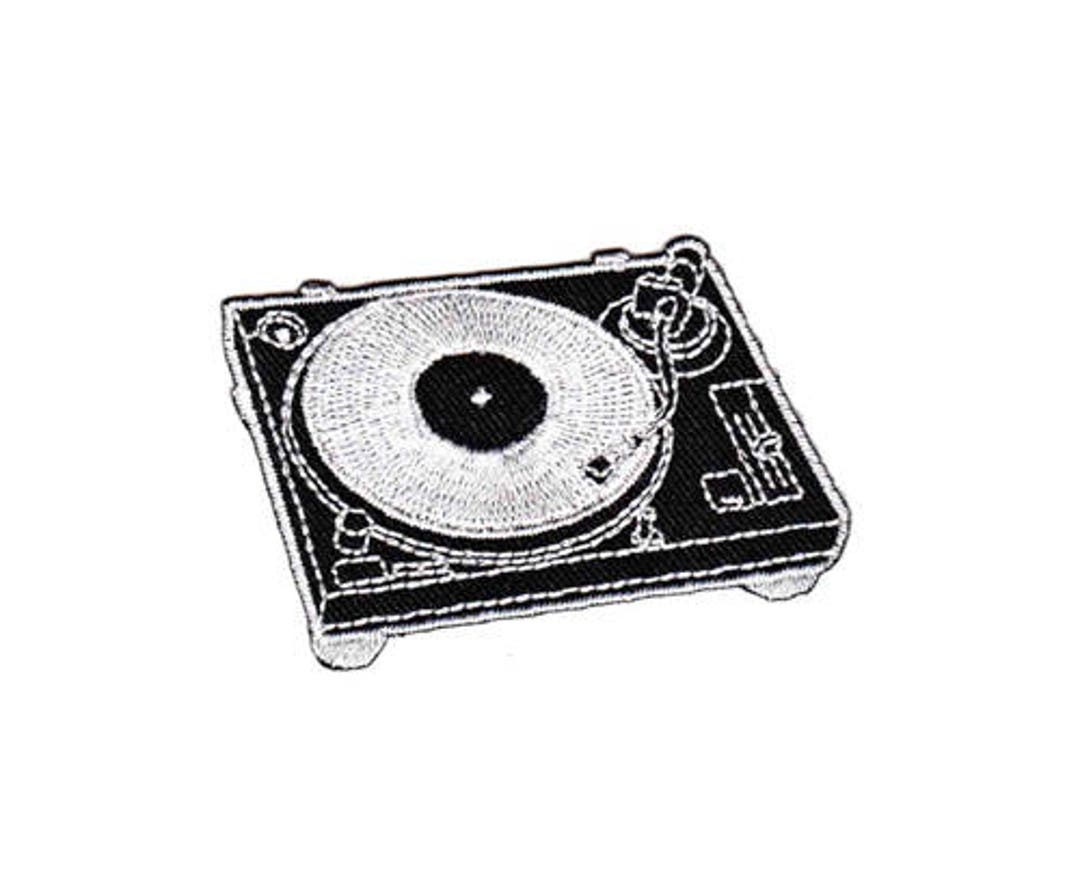 Be40 Record Player LP DJ Music Patch Iron-on Applique Patch Size 6.5 X 4.0  Cm - Etsy