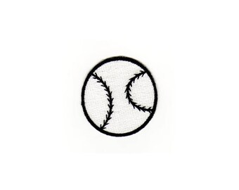 ae36 Baseball Patch Sport Ball Iron-On Applique Patch Size 4.3 x 4.3 cm