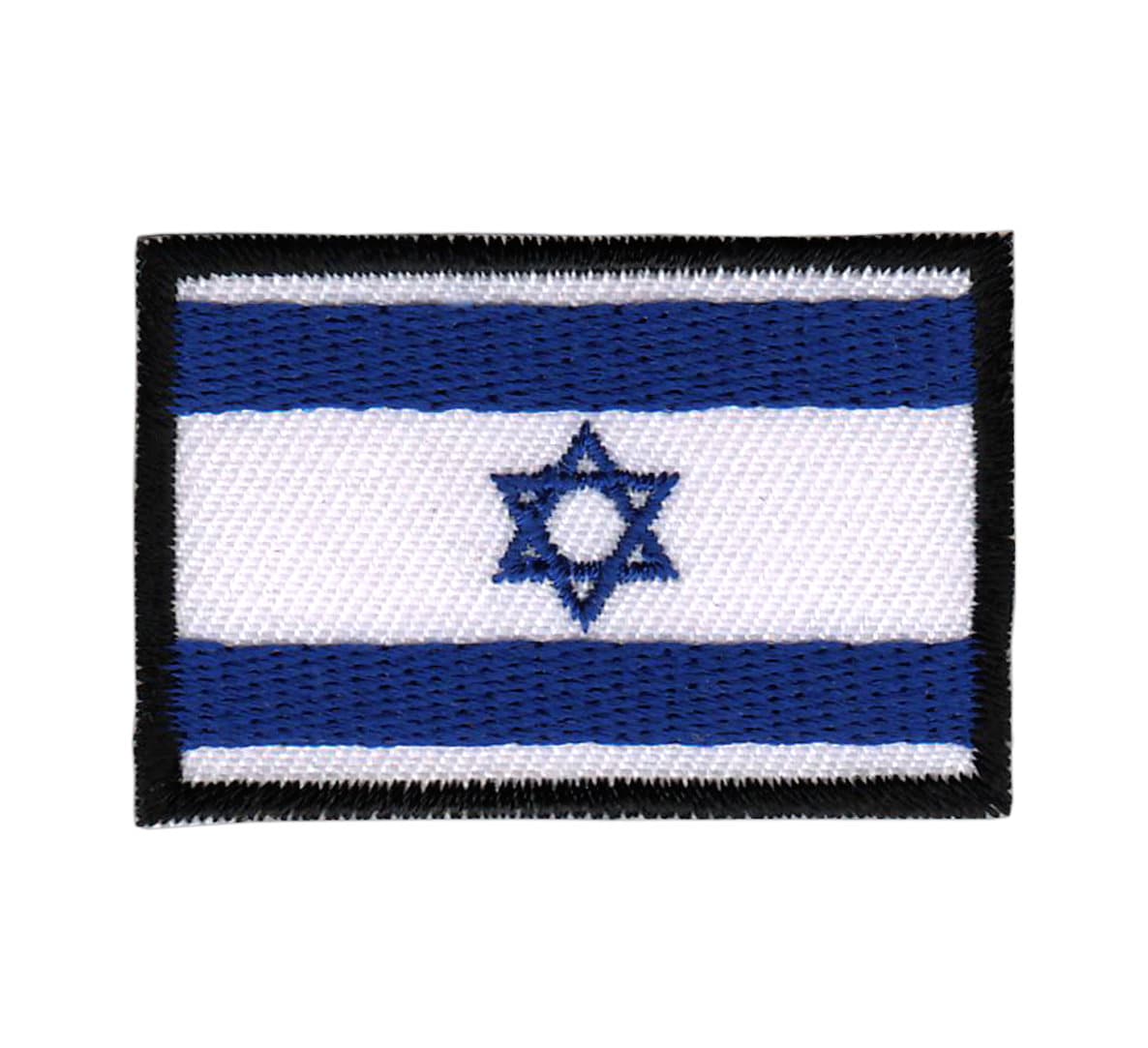 Bk34 - Israel Flag Small Patch Iron-on Application Patch Size 4.5 X 3.0 ...