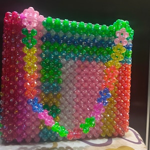 Beaded Block Design Bag