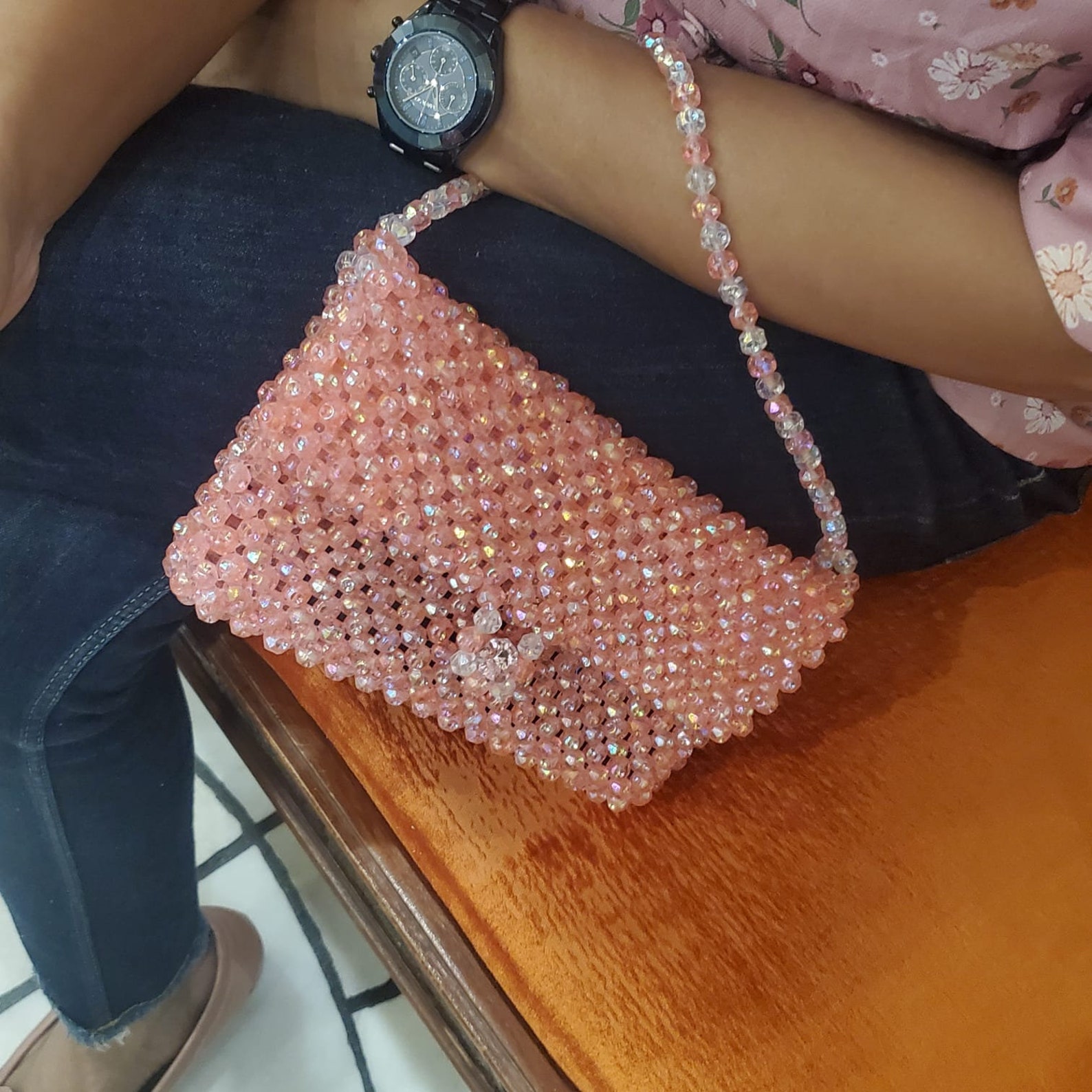 Beaded Clutch Bag - Etsy