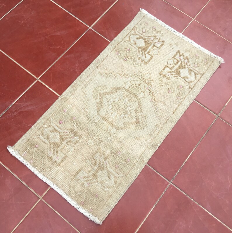 alfombra tapis,Size:81x43cm2\u20198\u201dx1\u20195\u201d32x17 in\u00e7hes Lovely Door Mat Rug Turk\u0131sh Rug,Bohomian home decor Rug,Oushak Rug,Vintage Rug,\u30ab\u30fc\u30da\u30c3\u30c8